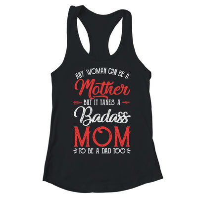 Funny Happy Fathers Day To The Best Single Mom T-Shirt & Tank Top | Teecentury.com