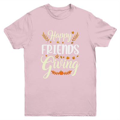 Funny Happy Friendsgiving Turkey Friends Giving Youth Youth Shirt | Teecentury.com