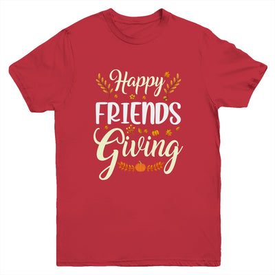 Funny Happy Friendsgiving Turkey Friends Giving Youth Youth Shirt | Teecentury.com