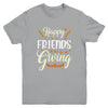 Funny Happy Friendsgiving Turkey Friends Giving Youth Youth Shirt | Teecentury.com