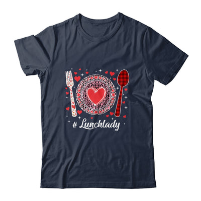 Funny Happy Valentine's Day Lunch Lady Women Matching T-Shirt & Hoodie | Teecentury.com