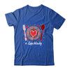 Funny Happy Valentine's Day Lunch Lady Women Matching T-Shirt & Hoodie | Teecentury.com