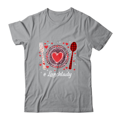Funny Happy Valentine's Day Lunch Lady Women Matching T-Shirt & Hoodie | Teecentury.com