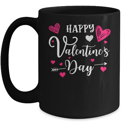 Funny Happy Valentines Day Heart For Women Men Couples Mug Coffee Mug | Teecentury.com