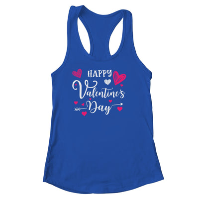 Funny Happy Valentines Day Heart For Women Men Couples T-Shirt & Tank Top | Teecentury.com