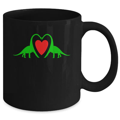 Funny Hearts Love Dinosaur Valentine's Day Gift Boys Girls Mug Coffee Mug | Teecentury.com