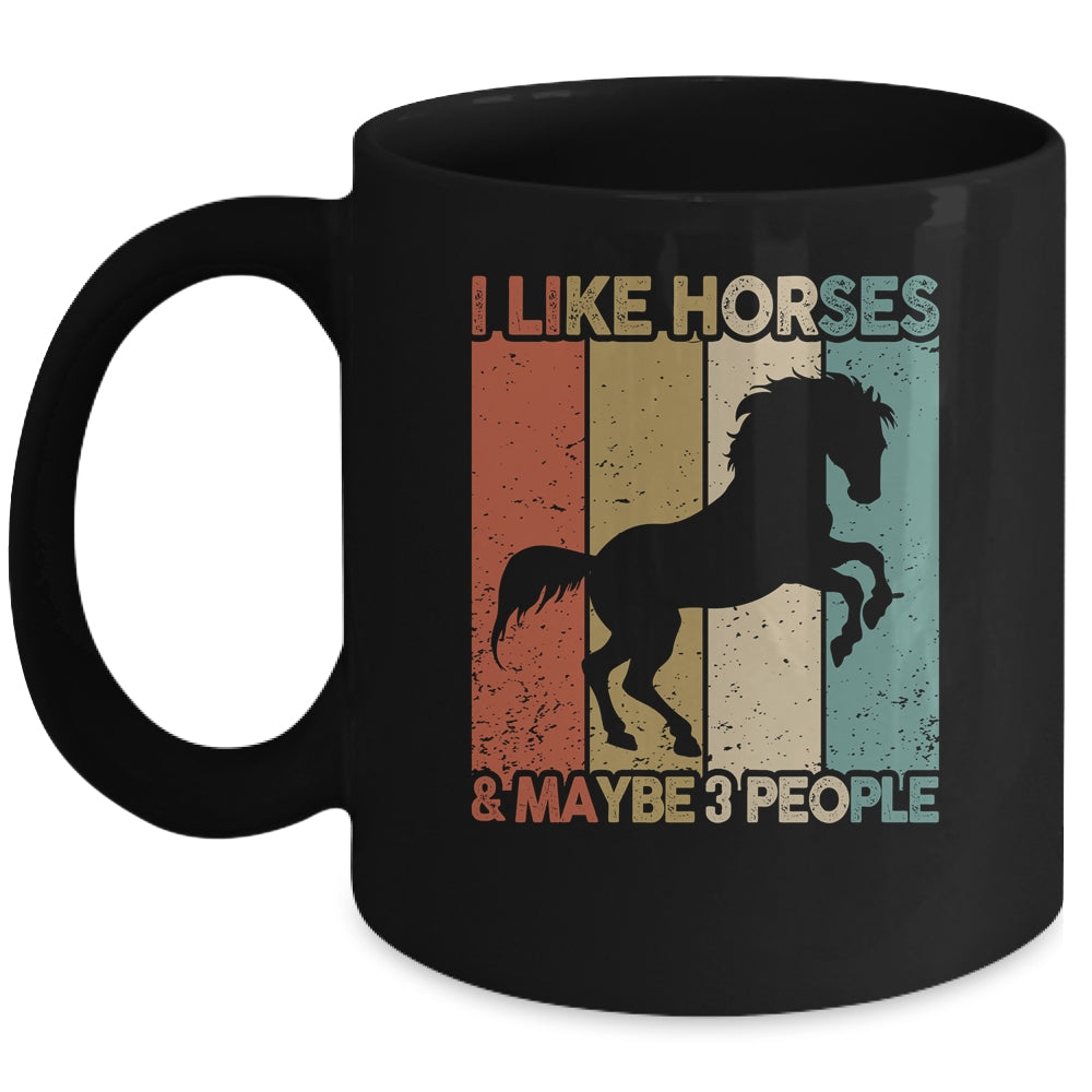 Funny Horse Design For Kids Men Women Animal Horse Vintage Mug | teecentury