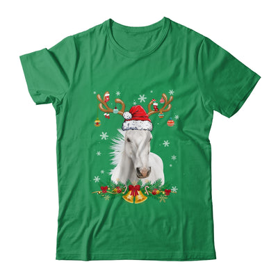 Funny Horse Reindeer Lights Ornament Santa Christmas Xmas Shirt & Sweatshirt | teecentury