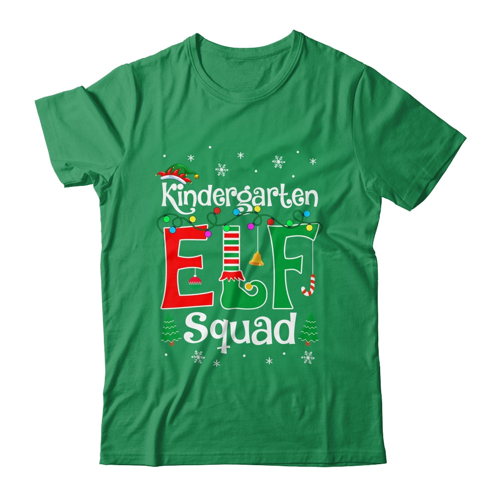 Funny Kindergarten Elf Squad Teacher Christmas Child Xmas Shirt & Sweatshirt | teecentury