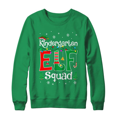 Funny Kindergarten Elf Squad Teacher Christmas Child Xmas Shirt & Sweatshirt | teecentury