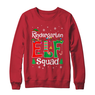 Funny Kindergarten Elf Squad Teacher Christmas Child Xmas Shirt & Sweatshirt | teecentury