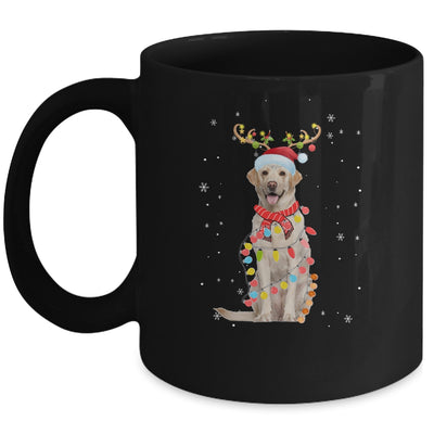 Funny Labrador Christmas Tree Santa Reindeer Pajamas Mug Coffee Mug | Teecentury.com