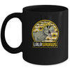 Funny Lala Saurus Sunflower Dinosaur Grandma T Rex Mug Coffee Mug | Teecentury.com