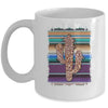 Funny Leopard Cactus Serape Cactus Print Turquoise Brown Mug Coffee Mug | Teecentury.com