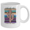 Funny Leopard Cactus Serape Cactus Print Turquoise Brown Mug Coffee Mug | Teecentury.com