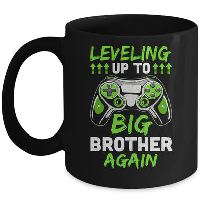 Funny Leveling Up To Big Brother Again Big Bro Gaming Mug | teecentury