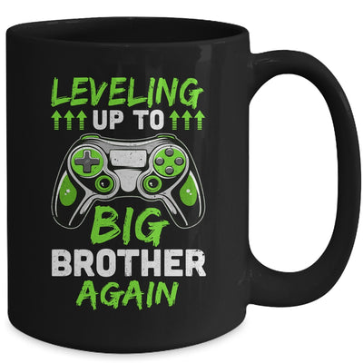 Funny Leveling Up To Big Brother Again Big Bro Gaming Mug | teecentury