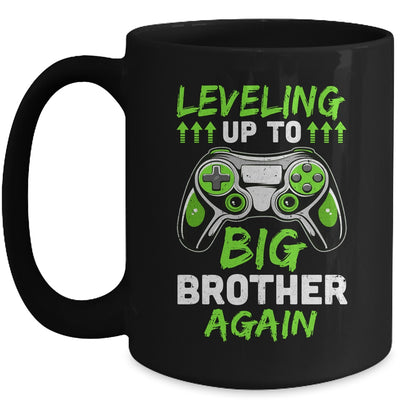 Funny Leveling Up To Big Brother Again Big Bro Gaming Mug | teecentury