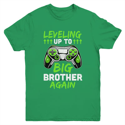 Funny Leveling Up To Big Brother Again Big Bro Gaming Youth Shirt | teecentury