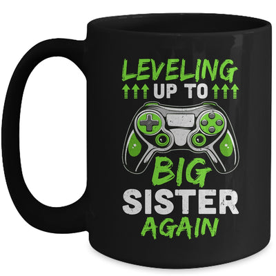 Funny Leveling Up To Big Sister Again Big Sis Gaming Mug | teecentury