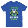 Funny Leveling Up To Big Sister Again Big Sis Gaming Youth Shirt | teecentury