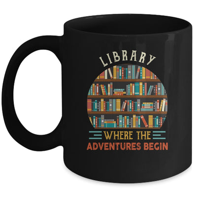 Funny Library Art For Men Women Bookworm Reading Book Lovers Mug | teecentury