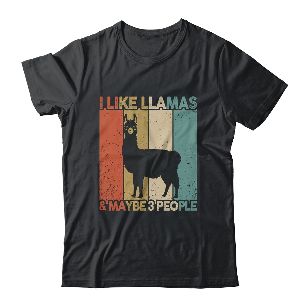 Girls Short Sleeve Llama Graphic Tee