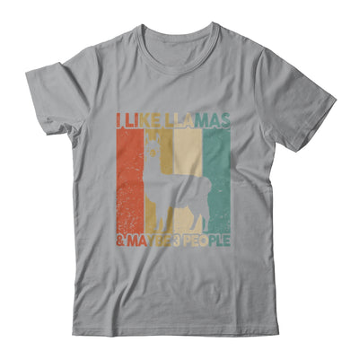 Funny Llama Design For Kids Men Women Animal Llama Vintage Shirt & Tank Top | teecentury