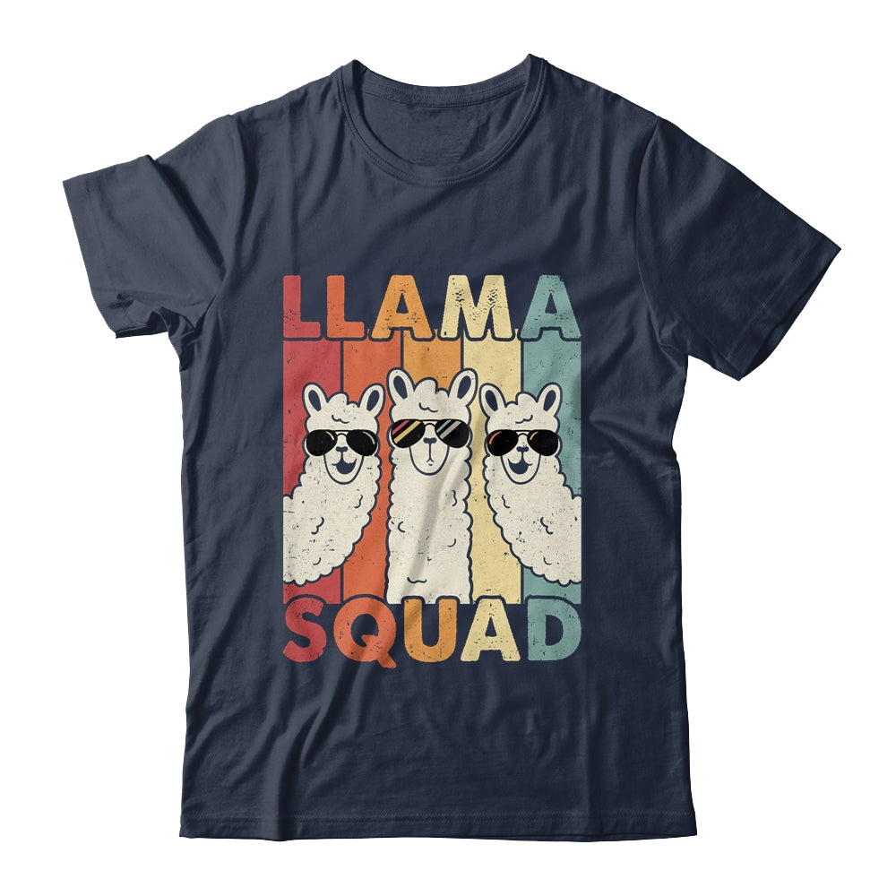 Funny Llama Squad For Men Women Llama Alpaca Farm Animal Shirt & Hoodie | teecentury