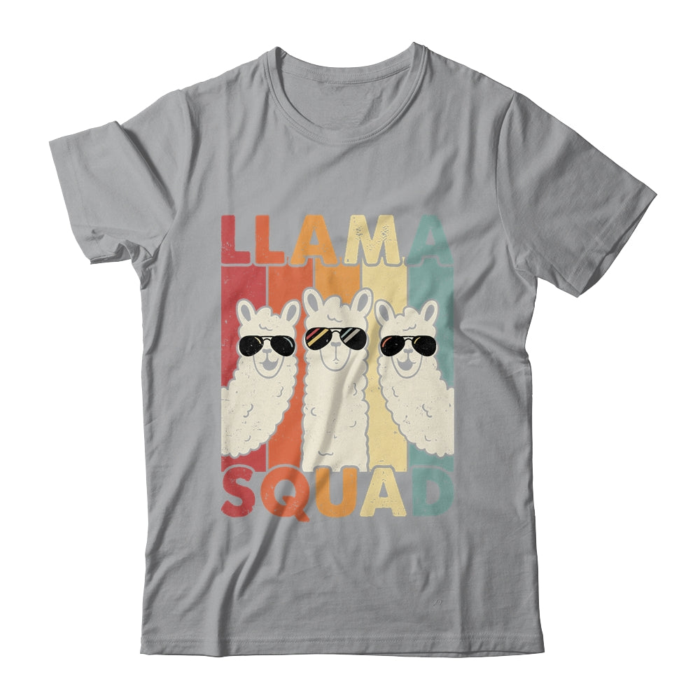 Funny Llama Squad For Men Women Llama Alpaca Farm Animal Shirt & Hoodie | teecentury