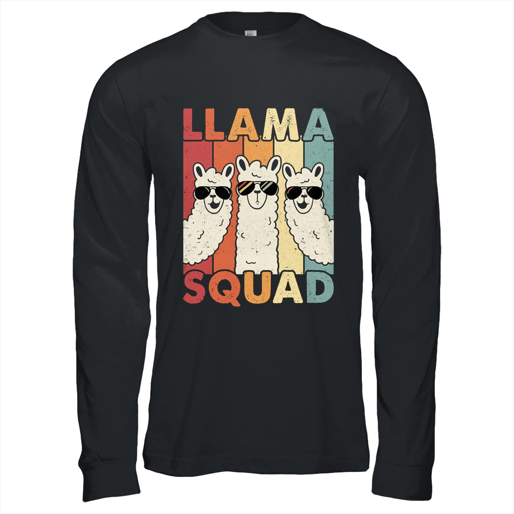 Funny Llama Squad For Men Women Llama Alpaca Farm Animal Shirt & Hoodie | teecentury