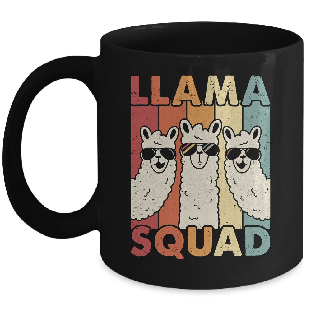 Funny Llama Squad For Men Women Llama Alpaca Farm Animal Mug | teecentury