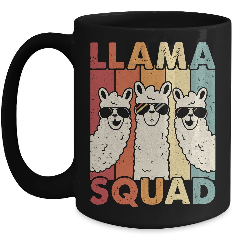 Funny Llama Squad For Men Women Llama Alpaca Farm Animal Mug | teecentury