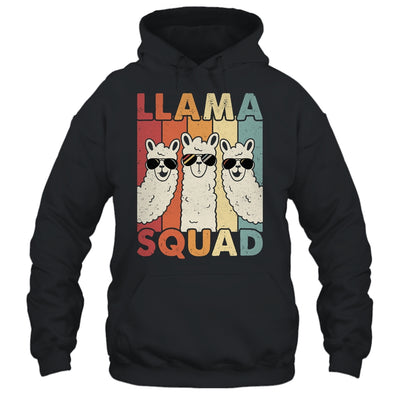 Funny Llama Squad For Men Women Llama Alpaca Farm Animal Shirt & Hoodie | teecentury