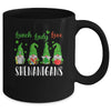 Funny Lunch Ladies Love Shenanigans Gnome St Patrick's Day Mug Coffee Mug | Teecentury.com