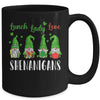 Funny Lunch Ladies Love Shenanigans Gnome St Patrick's Day Mug Coffee Mug | Teecentury.com