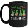 Funny Lunch Ladies Love Shenanigans Gnome St Patrick's Day Mug Coffee Mug | Teecentury.com