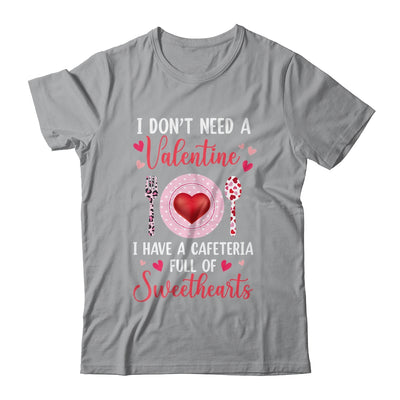 Funny Lunch Lady Valentines Day For Lunch Lady Cafeteria Shirt & Tank Top | teecentury