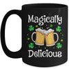 Funny Magically Delicious St Patricks Day Beer Drinking Mug | teecentury