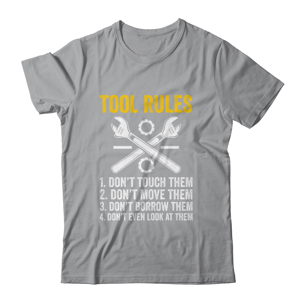 Funny Mechanic Tool Rules Auto Repair Car Mechanic Handyman T-Shirt & Hoodie | Teecentury.com
