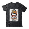 Funny Messy Bun One Thankful Mama Fall Autumn Thanksgiving Shirt & Hoodie | teecentury
