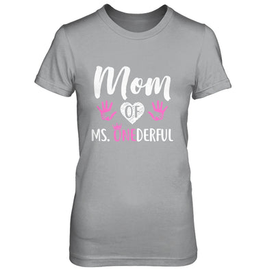 Funny Mom Of Ms. Onederful Wonderful 1st Birthday Girl T-Shirt & Hoodie | Teecentury.com