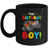 Funny Monster Truck The Birthday Boy Gift For Him Your Son Mug Coffee Mug | Teecentury.com