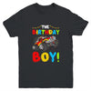 Funny Monster Truck The Birthday Boy Gift For Him Your Son Youth Youth Shirt | Teecentury.com