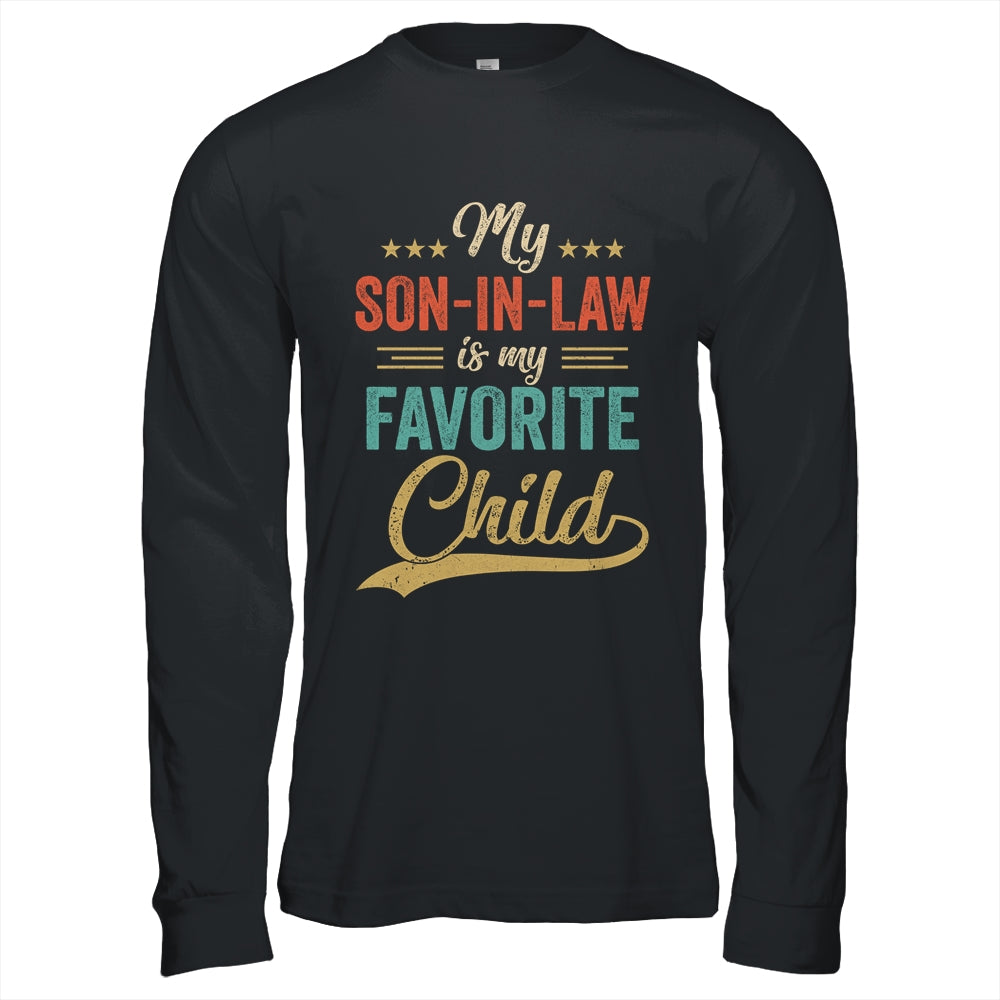 Funny My Son In Law Is My Favorite Child Retro Mother In Law Shirt & Hoodie | teecentury