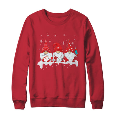 Funny Nurse Gnomes Santa Christmas Light Nursing Lover Gifts T-Shirt & Sweatshirt | Teecentury.com
