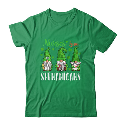 Funny Nurse Love Shenanigans Gnome St Patrick's Day T-Shirt & Hoodie | Teecentury.com