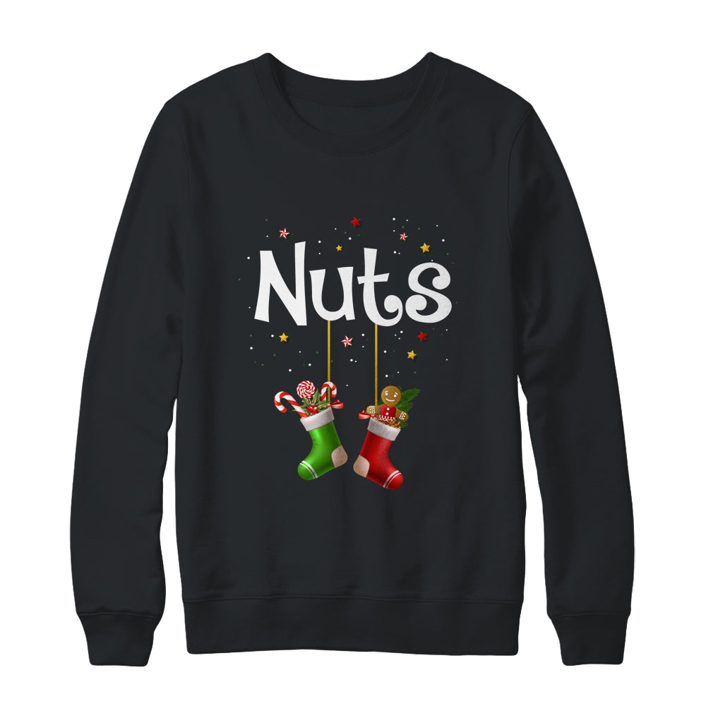 Funny Nuts Christmas Chestnuts Matching Couples Xmas T-Shirt & Sweatshirt | Teecentury.com