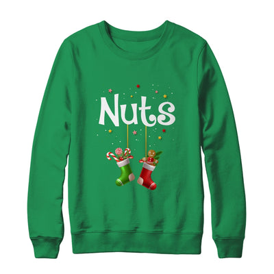 Funny Nuts Christmas Chestnuts Matching Couples Xmas T-Shirt & Sweatshirt | Teecentury.com