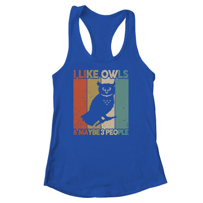 Funny Owl Design For Kids Men Women Animal Owl Vintage Shirt & Tank Top | teecentury
